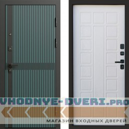 Входная дверь ГРАУНД Velutto Verde Бетон Престиж Белое дерево Входная дверь ГРАУНД Velutto Verde Бетон Престиж Белое дерево